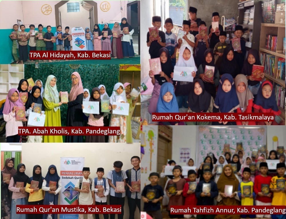 94 Al Quran Telah Terdistribusi